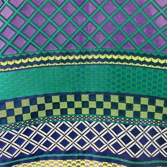 Topshop Box Fit Button Up Patterned Short Sleeve Shirt Size 2 - Picture 4 of 7